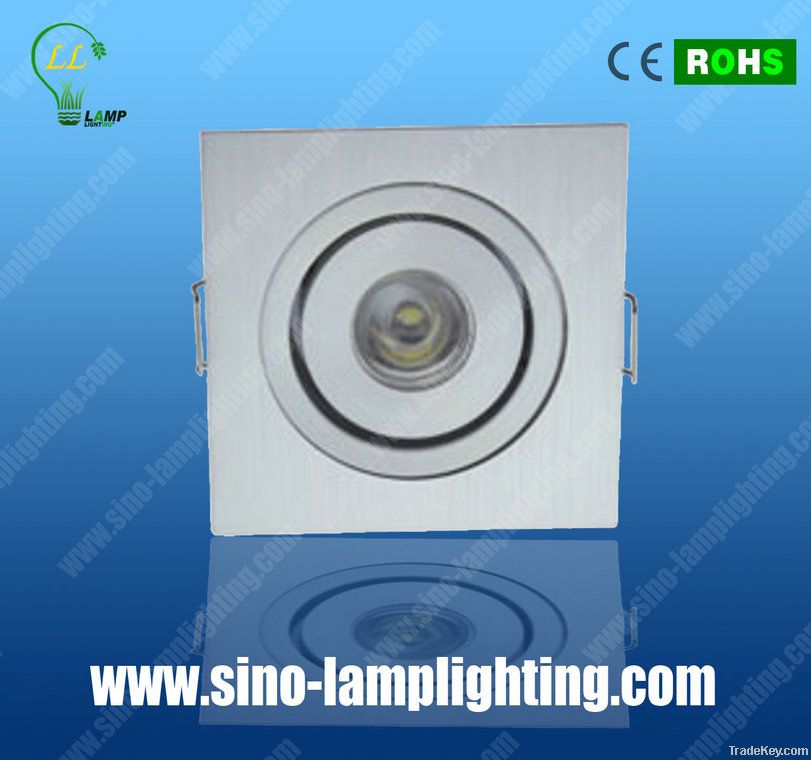 high power square led downlight