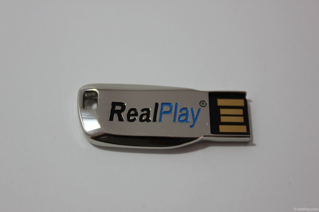 RealPlay Silver USB Flash Drive
