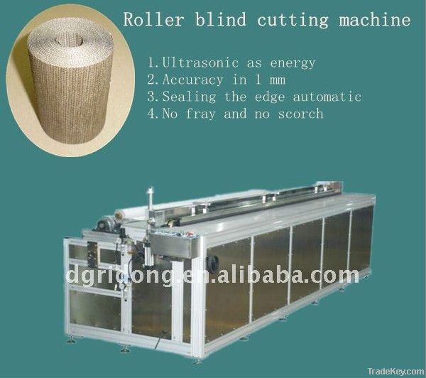 Ultrasonic Roller Blinds Cutter /Fabric Edge Band Cutting Machine