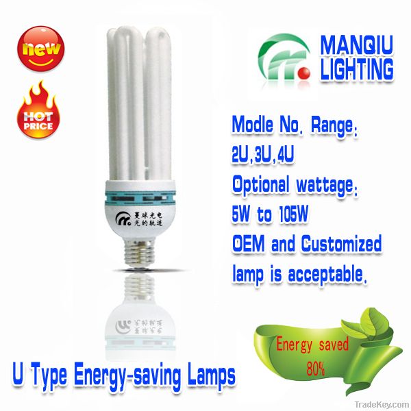 U Type Energy-saving lamp