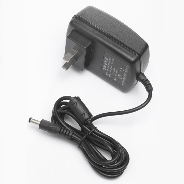 enclosed plastic case ac adapter output 12v 1a