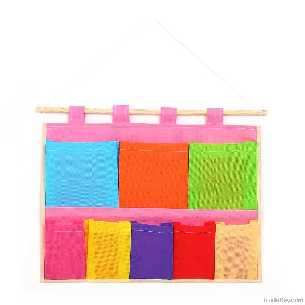 colorful four/five/eight/twelve/four-rank & eight-pockets hanging bag