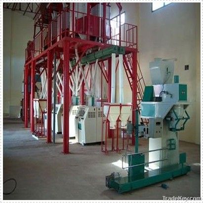 Energy-saving small capacity wheat flour machine