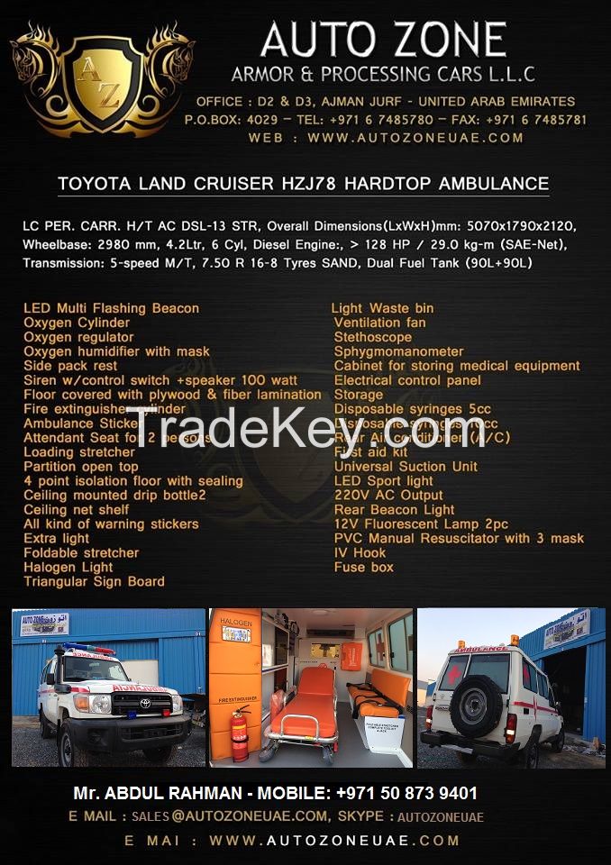 Bls Ambulance Toyota Hardtop Hzj78 Sereis