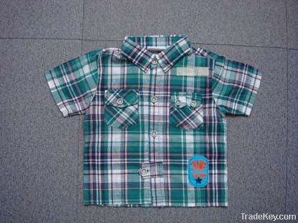 Casual summer boys shirts for kids suits