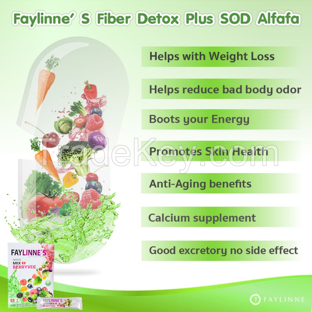 Faylinne' S Fiber Detox Plus Sod Alfafa  Weight Loss