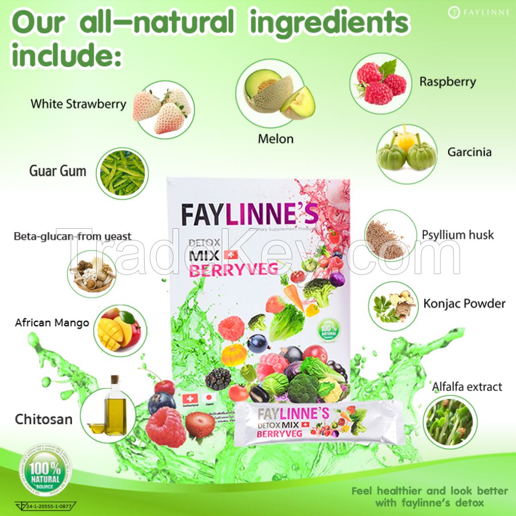 Faylinne' S Fiber Detox Plus Sod Alfafa  Weight Loss