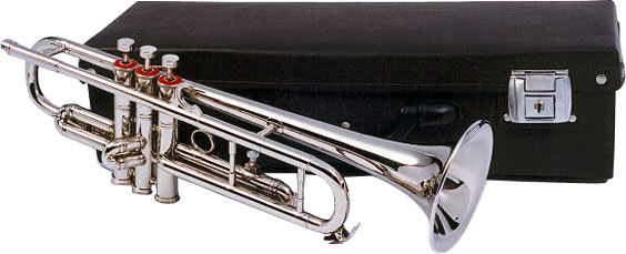 Bb Flat Trumpet Nickle Plated