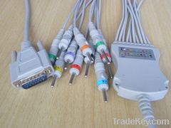Nihon Kohden ECG cable