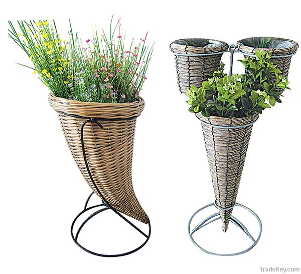 Wicker Flower Baskets