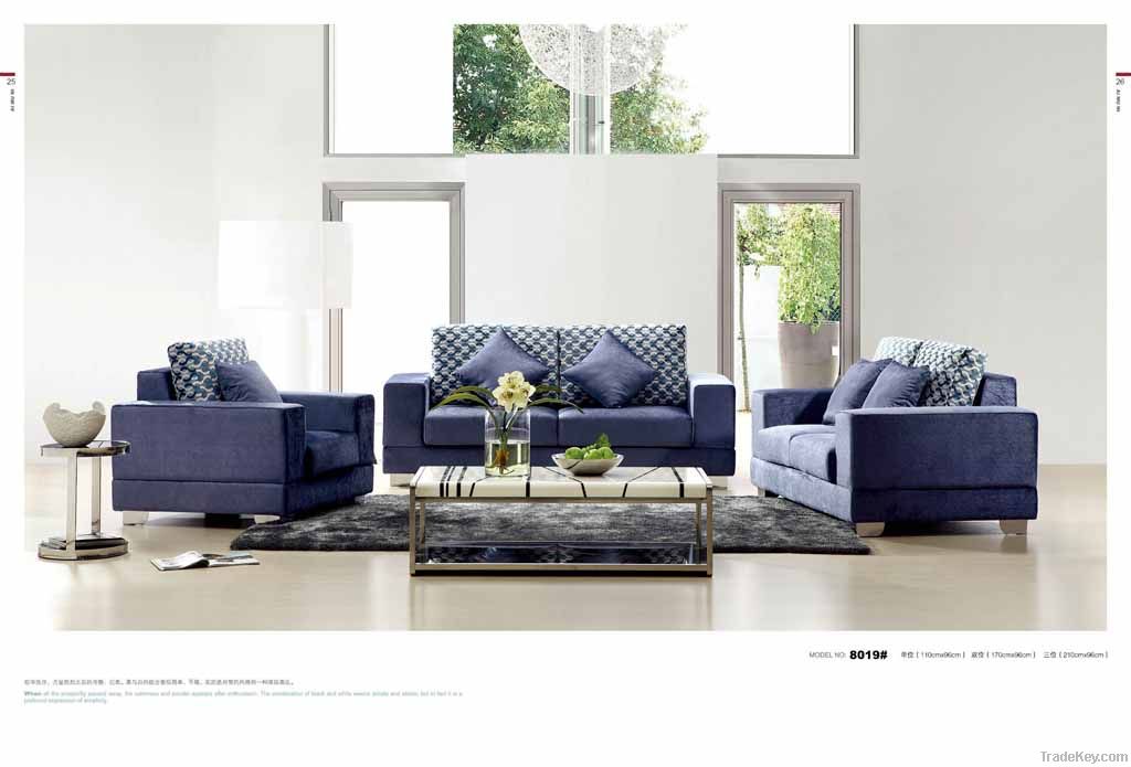 modern fabric sofa 8019
