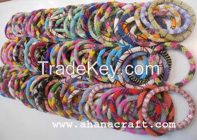 Nepal Glass Beads Bracelets