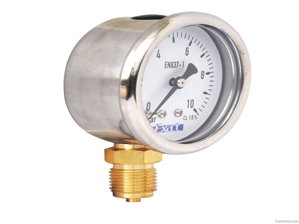 oil fielled pressure gauge