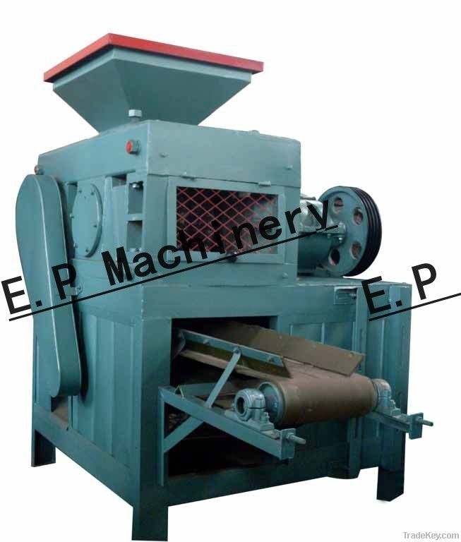 Coal squeezing briquette machine