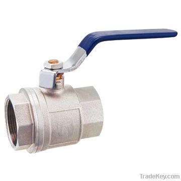 Brass ball valves with Nickel plated
