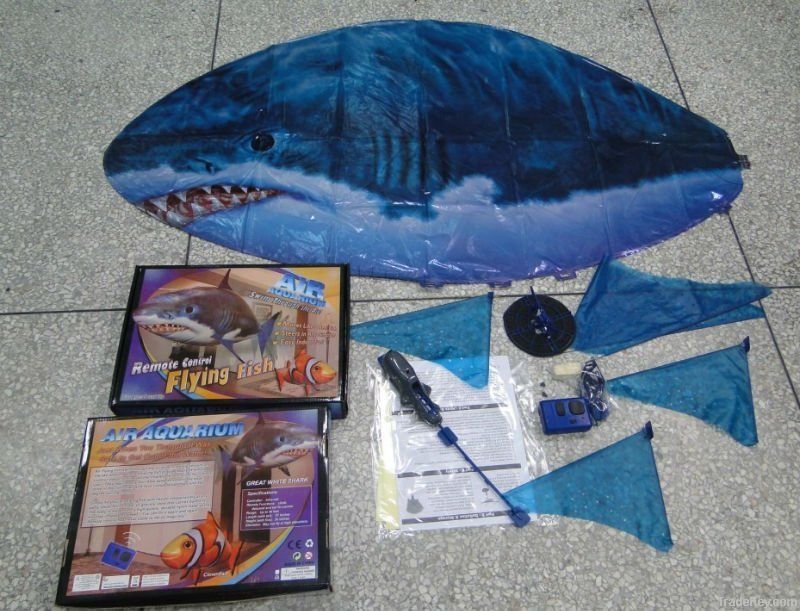 XMAS gifts, Free shipping, RC air swimmers Shark/Clownfish.CHEAP PRICE.