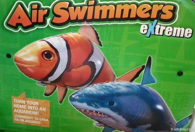 Wholesale Price of 2pcs Air Swimmer Shark&Clownfish Free Shipping