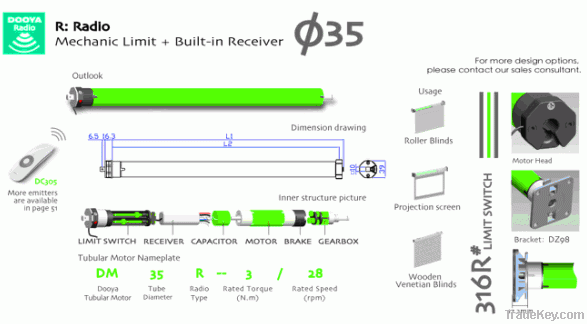 AC Tubular Motor