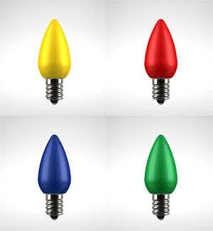 Candle C7 E12 100V/110V/120V/220V/230V/230V Night Light, Indicator Lamp, LED Bulb
