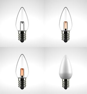Candle C7 E12 100V/110V/120V/220V/230V/230V Night Light, Indicator Lamp, LED Bulb