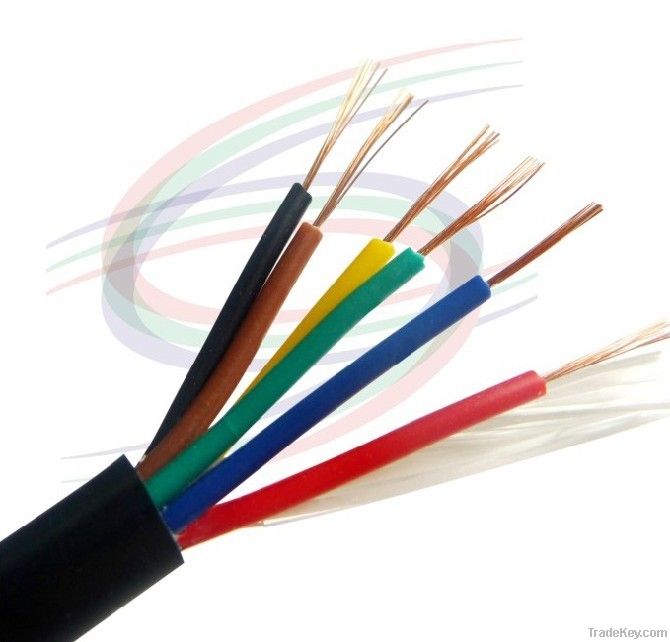 Flexible PVC insulated and sheathed power cable