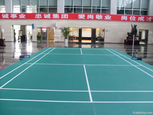 badminton pvc sports flooring