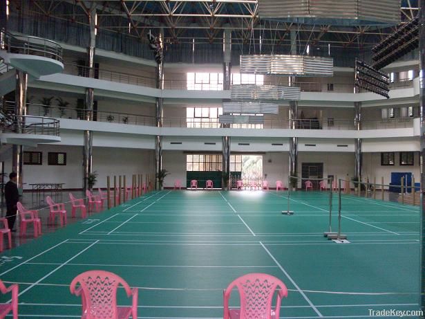 China pvc badminton flooring