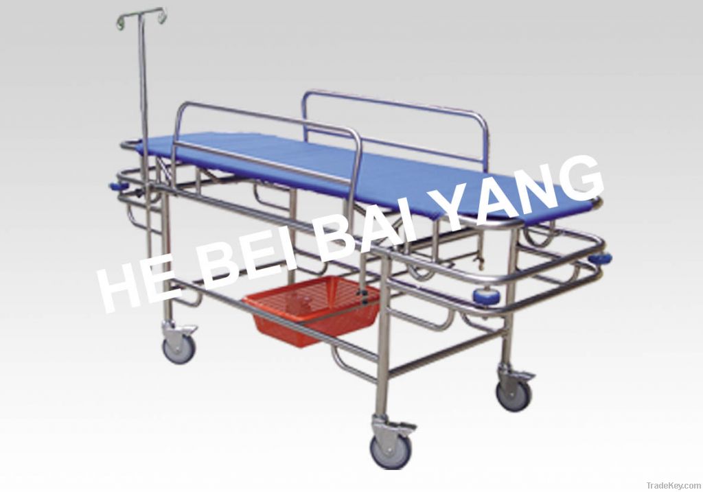 B-8 stainless steel stretcher trolley