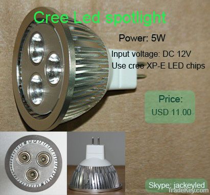 mr16 led spotlight 5W