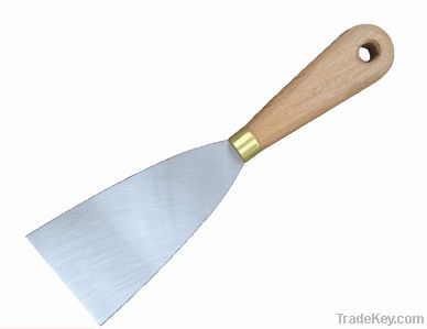 Putty Knife W/Wooden Handle - 2