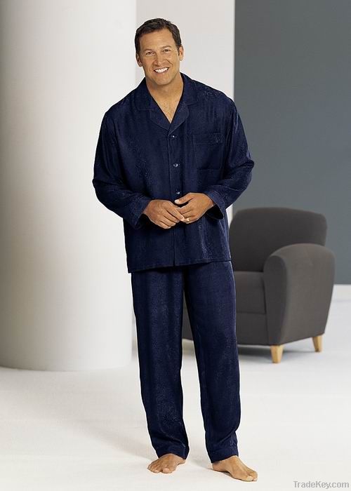 men's silk pajamas