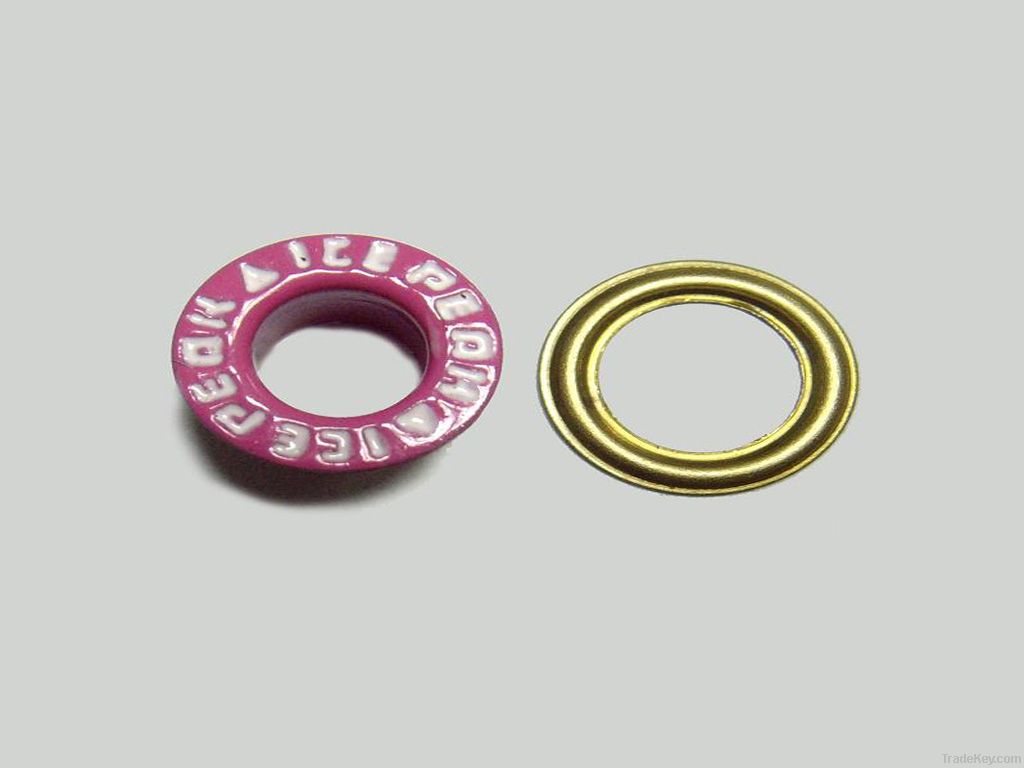 OEKO metal brass clothing eyelet fastener