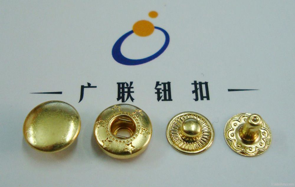 OEKO metal brass snap fastener button