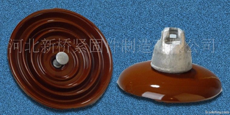 Cap and disc suspension insulator