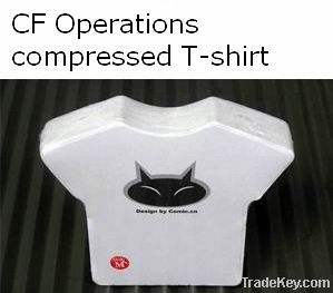 100% Cotton Compressed T-shirt Promotion Advertisement Holiday Gift