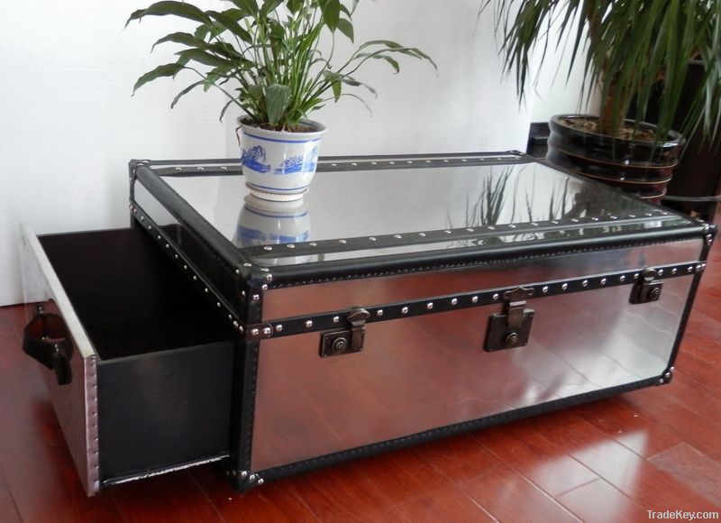 STAINLESS STEEL COFFEE TABLE