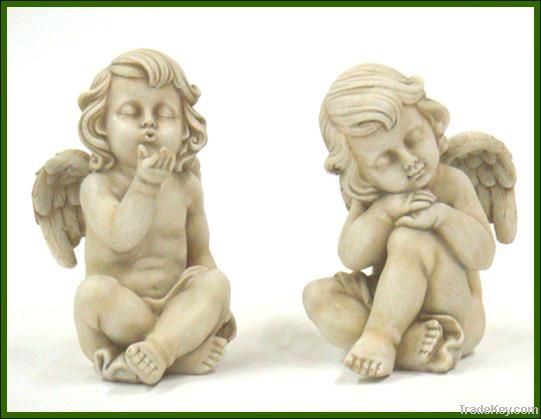 ceramic angel garden deco.