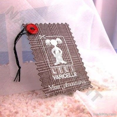 fashion paper hang tag for garment