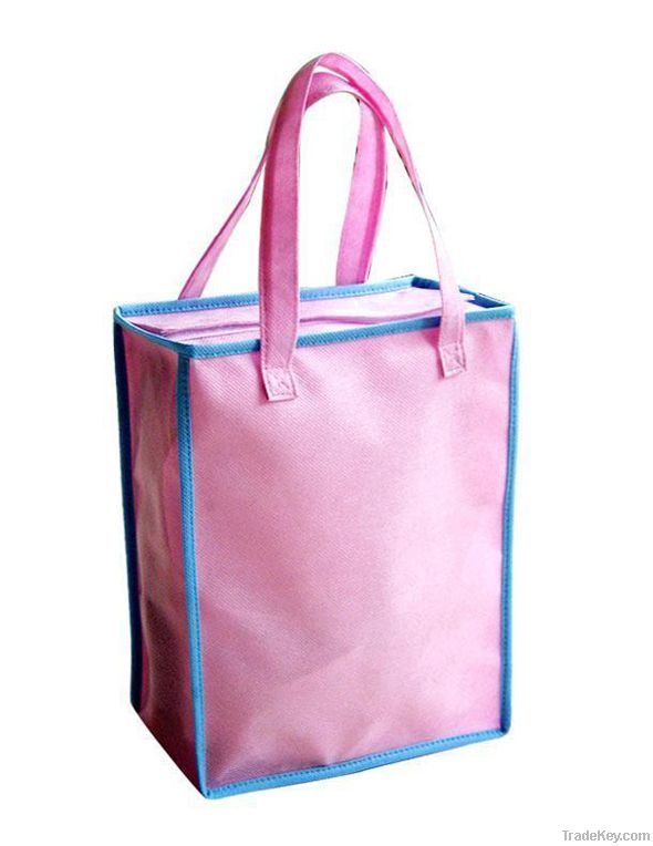 Pink-Blue Non-Woven Shopping Bag (SP-303)