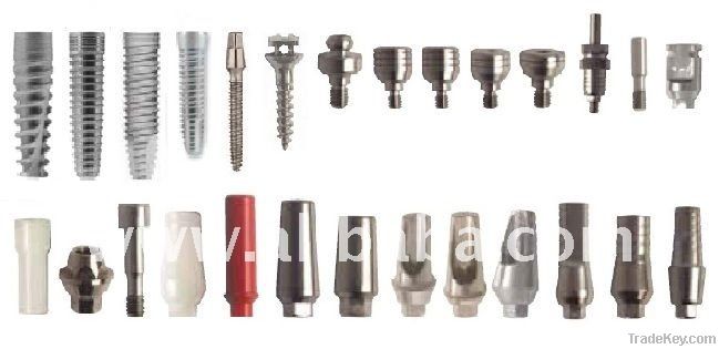 Dental implants, Prosthetics, Multi units, healing Cup, Keys Accessories