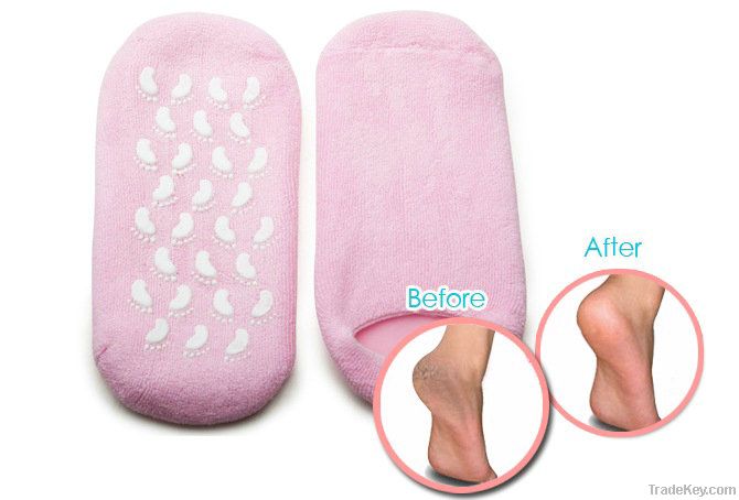 spa gel moisture socks