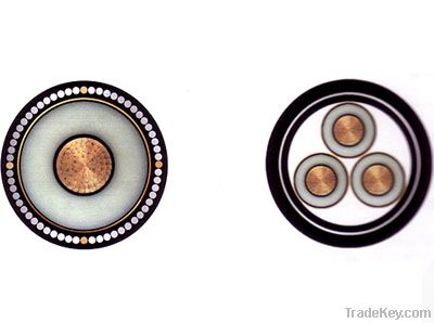 Copper conductor XLPE insulated PVC sheathed power cable