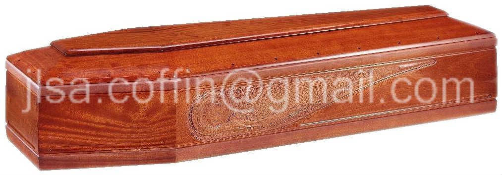 european wood coffin-002