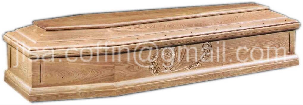 european wood coffin-002