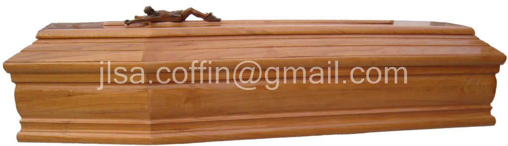 spanish wood coffin