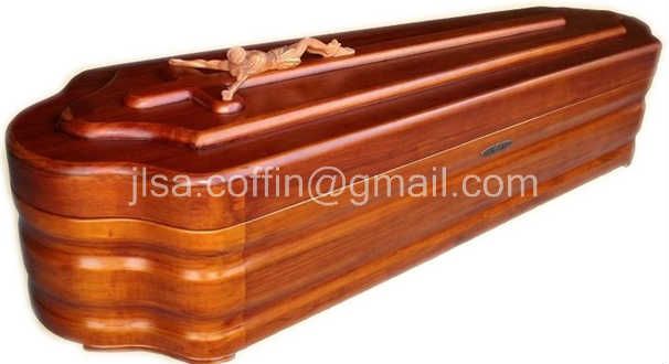 spanish wood coffin
