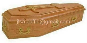 spanish wood coffin