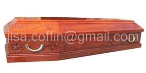european wood coffin-001
