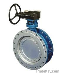 Hard Sealing Manual Operated Flange Type Butterfly Valve