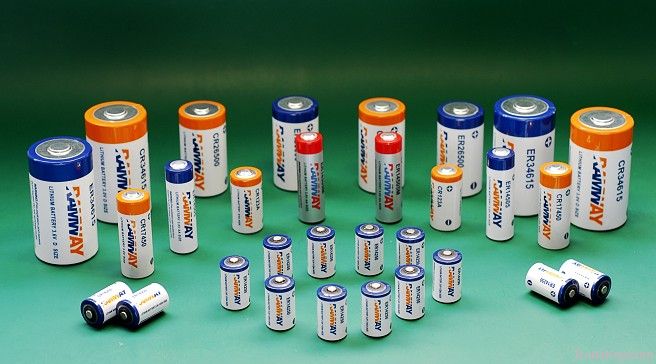 ER17505/ER17505H, A size, 3.6V lithium batteries